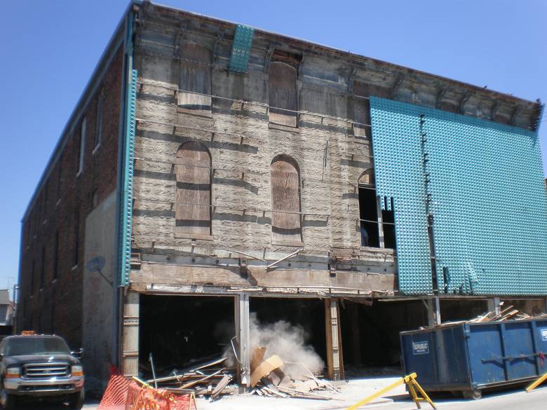 Opera House Exterior / Opera House being dismantled--May 2008